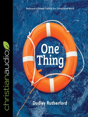 cover image of One Thing